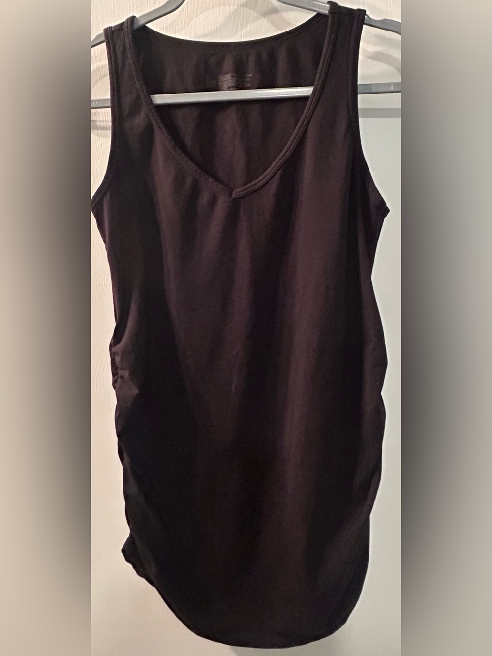Women’s Black Maternity V-Neck  Top Size D